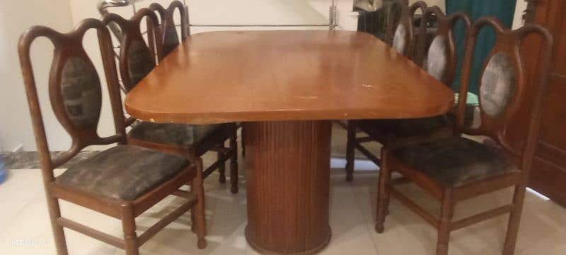 dining table with six chairs 1