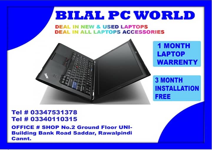 Lenovo Thinpad Core i3 6th Gen | Free Bag | BILAL PC WORLD 0