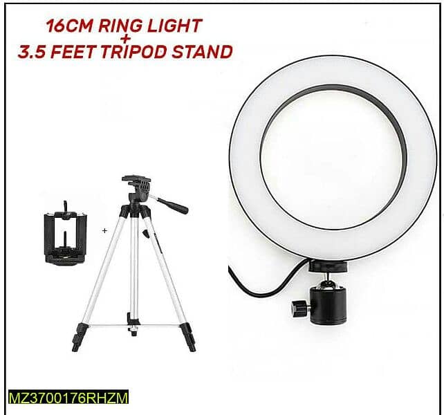 26 cm ring light with 3111 stand 0