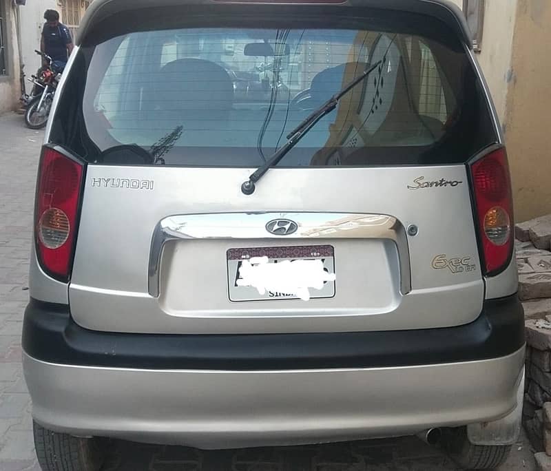 Hyundai santro silver color 3
