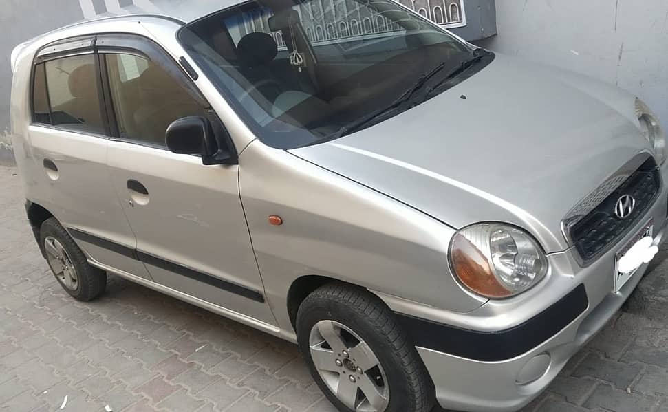 Hyundai santro silver color 4