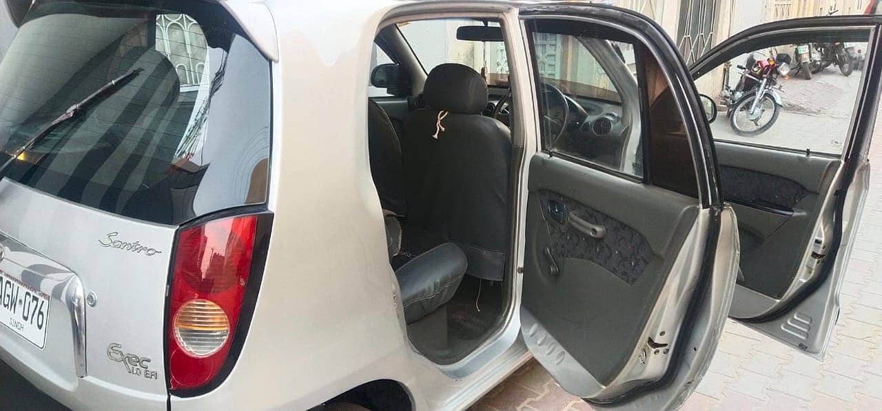 Hyundai santro silver color 5