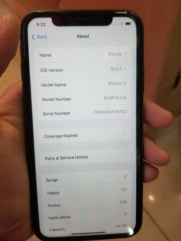 I phone 11 of 78% battery urgent sale 3