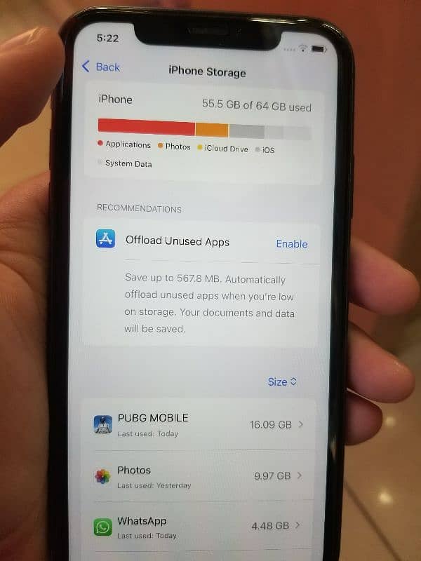 I phone 11 of 78% battery urgent sale 5