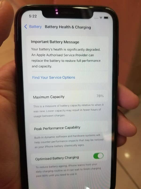 I phone 11 of 78% battery urgent sale 6