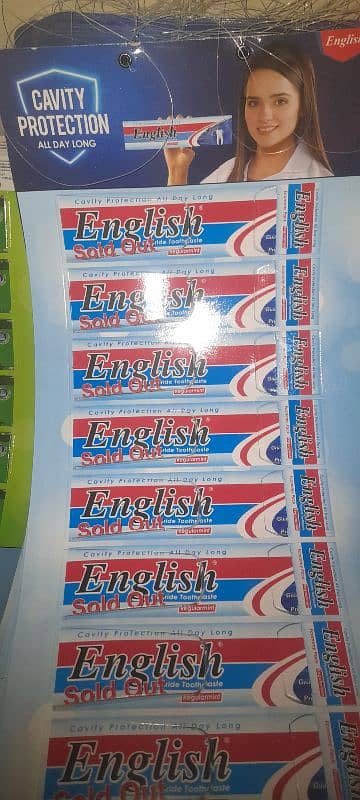 English Tooth Paste Order Boking 0