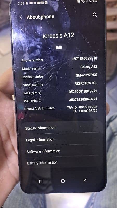 Samsung A12 4GB / 64GB 9