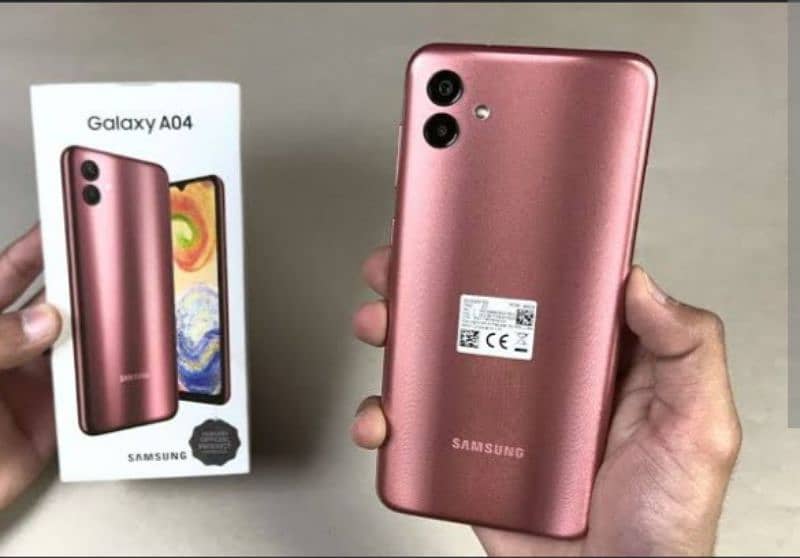 SAMSUNG A04 10 BY 10 WITH BOX SEALED 0