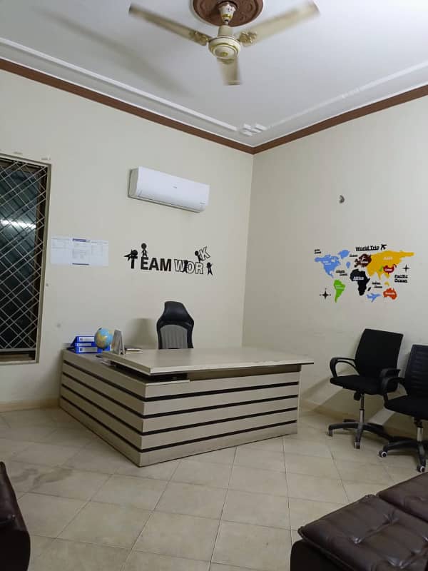 24 MARLA LOWER PORTION FOR RENT NEAR PIA MAIN BOULEVARD. ALL FACILITIES AVAILABLE. WALKING DISTANCE FROM PIA MAIN BOULEVARD. AVAILABLE FOR BOTH FAMILY AND OFFICE . 0