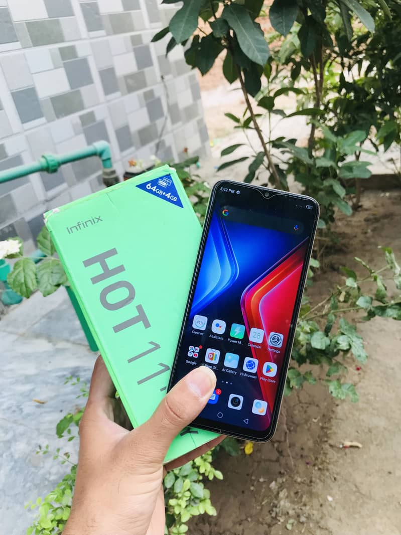 Infinix Hot 11 play 4Gb 64G with box 0