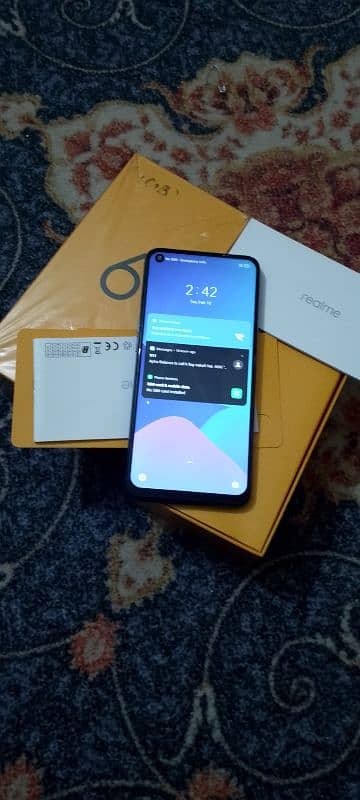 oppo Realme 6 with Box urgent sale krna ha contact on WhatsApp 0