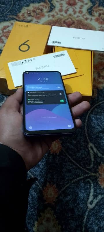 oppo Realme 6 with Box urgent sale krna ha contact on WhatsApp 1