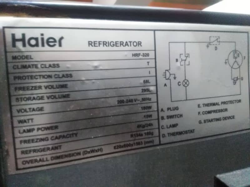 Haier refrigerator 12
