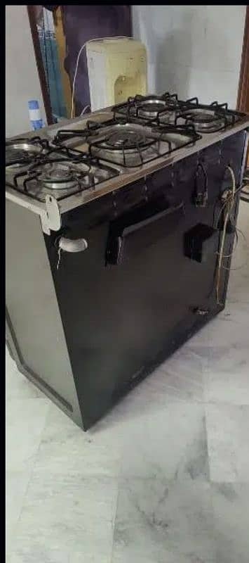 5 burner ston with oven without glass top 5