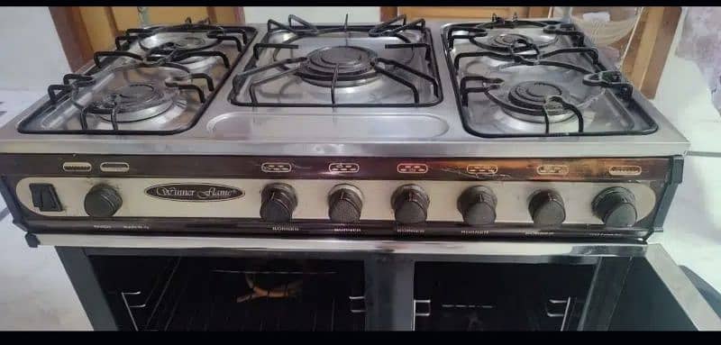 5 burner ston with oven without glass top 6