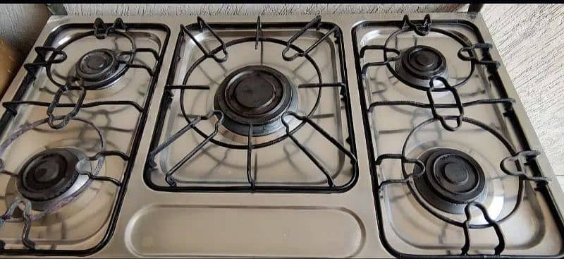 5 burner ston with oven without glass top 13