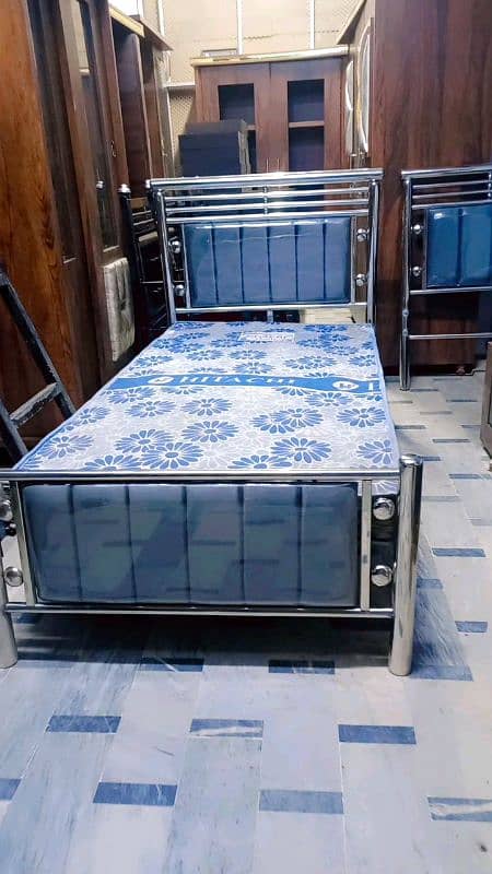 Stainless steel single beds 14