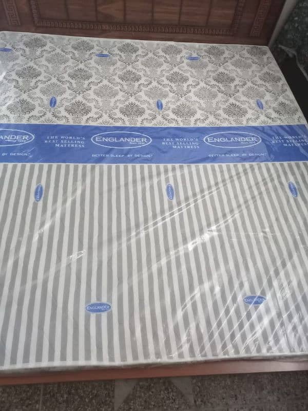 King size bed with mattress 0