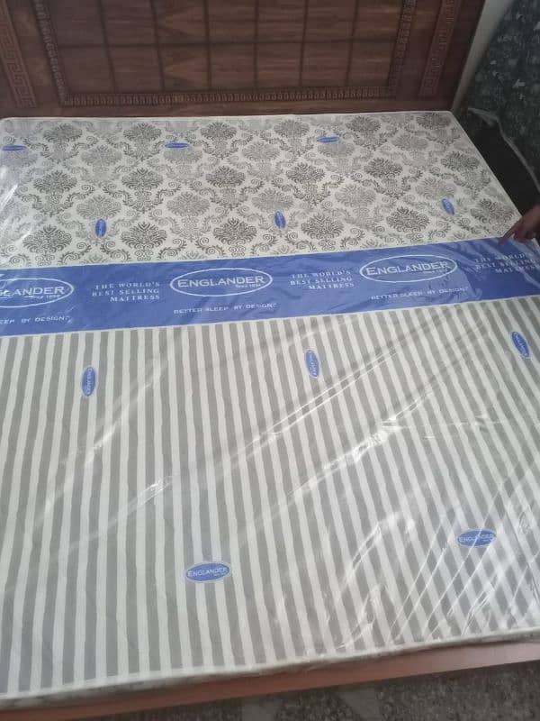 King size bed with mattress 4