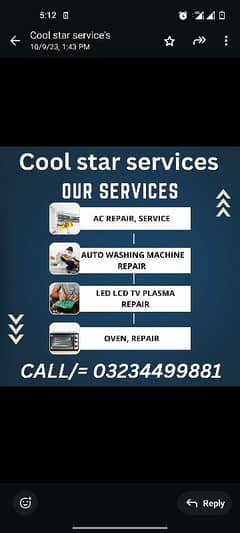 Ac  repair/ Ac installation/ Fridge repair/ Washing Machine Repairing