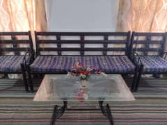 5 seater sofa set with table