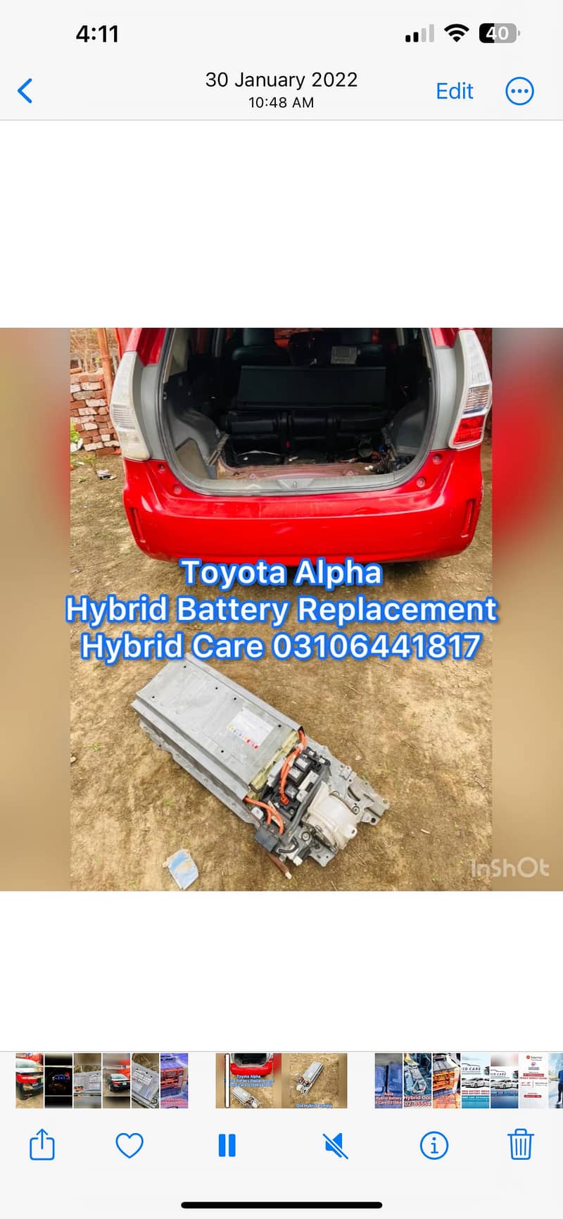 Aqua Prius Hybrid Battery Available 2,3 Years warranty 2