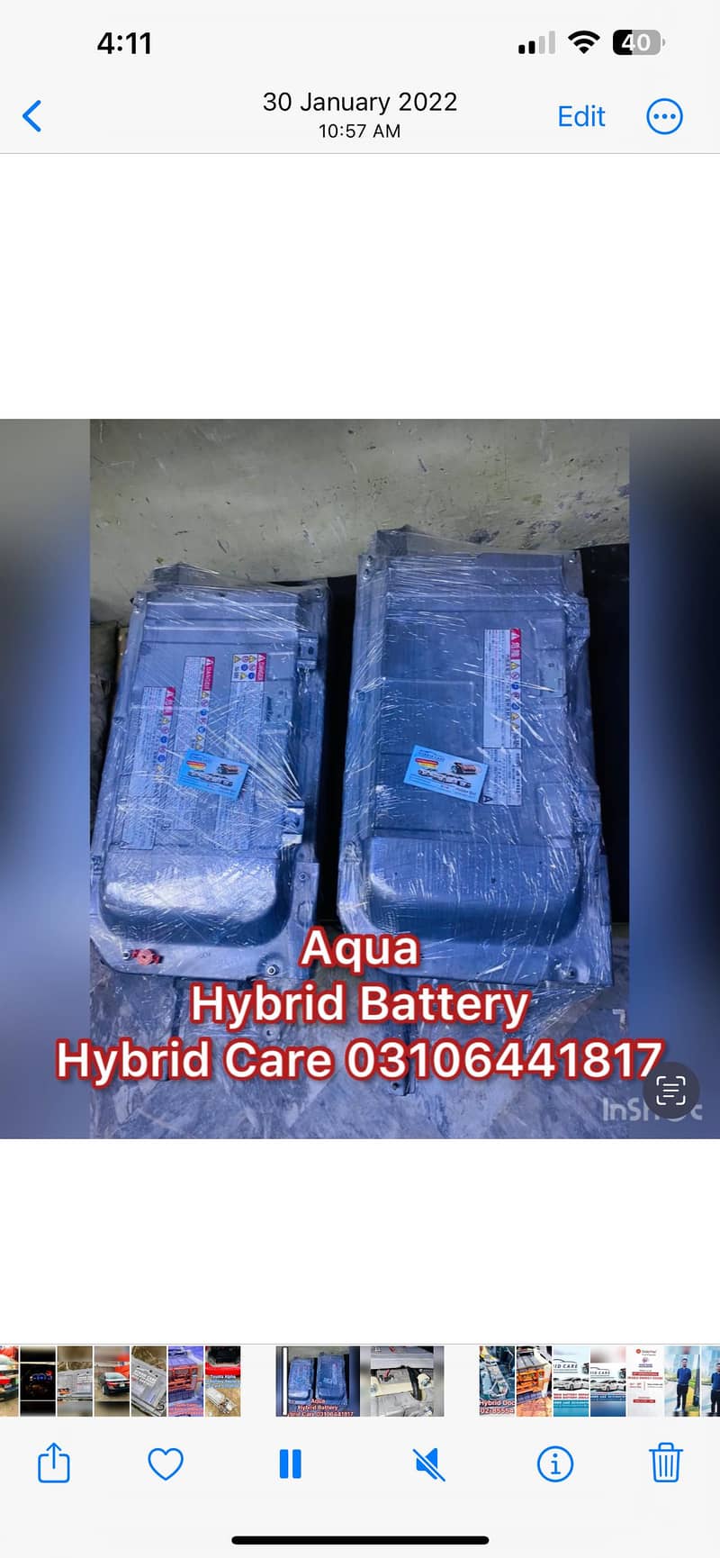 Aqua Prius Hybrid Battery Available 2,3 Years warranty 3