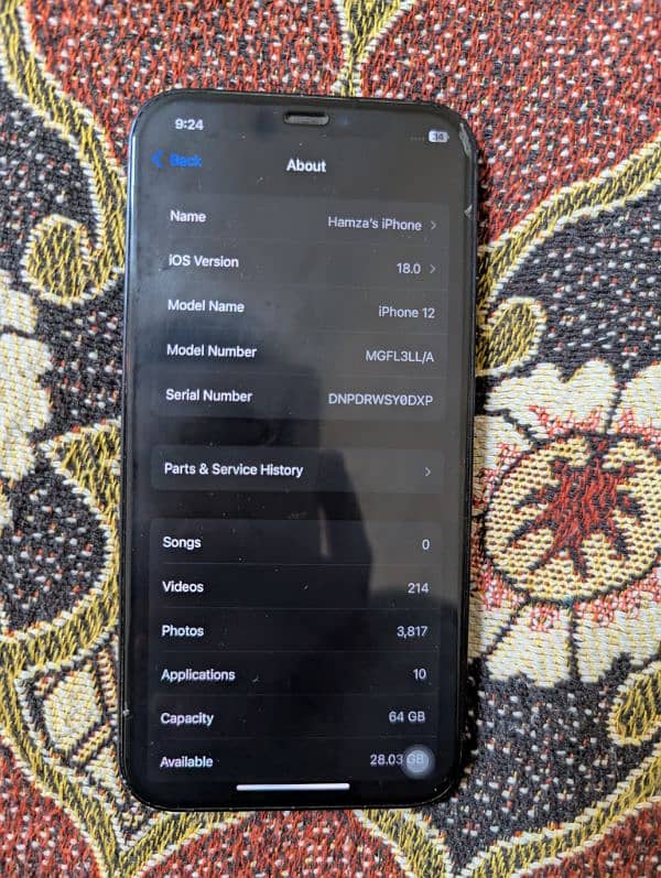 Iphone 12 JV 64GB 9/10 Condition 3