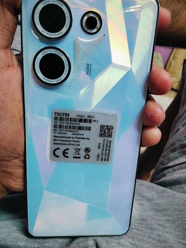 Techno camon 20.8/256 0