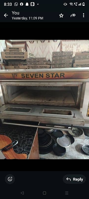 pizza oven for sale 1 lac only 5