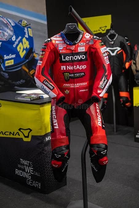 Motorbike leather racing apparel 0