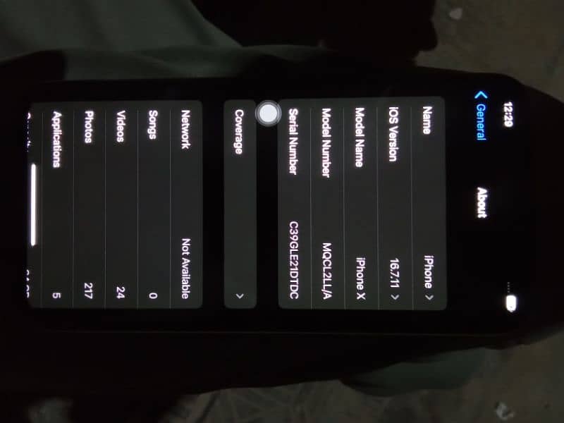 i phone x non pta 10/10 condition 64 gb battery health 100% 3