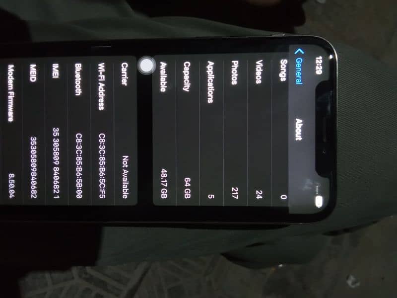 i phone x non pta 10/10 condition 64 gb battery health 100% 4
