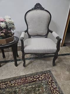 Chiniotee Victorian chairs with coffee table