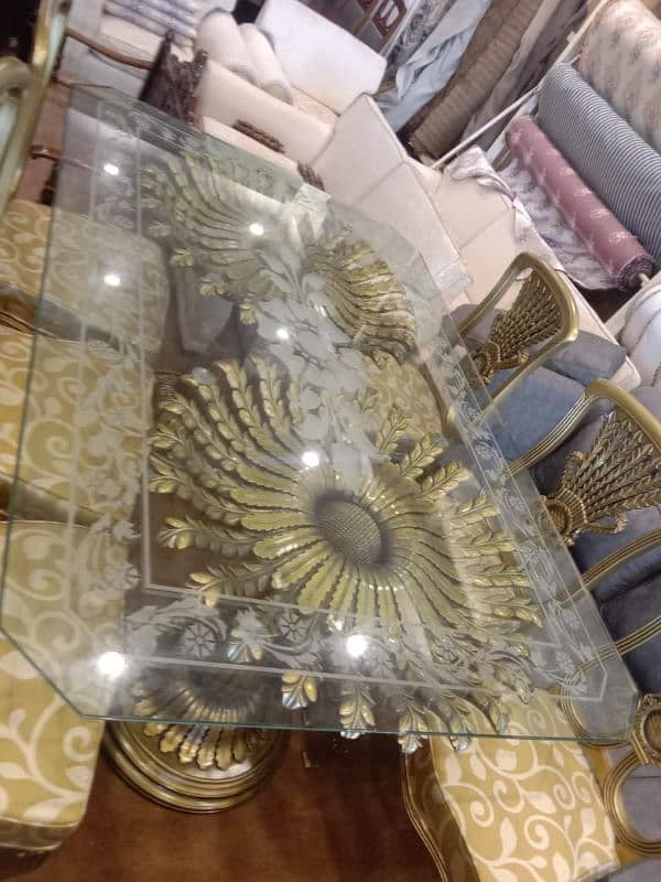 8 Chairs Dinning Table 0