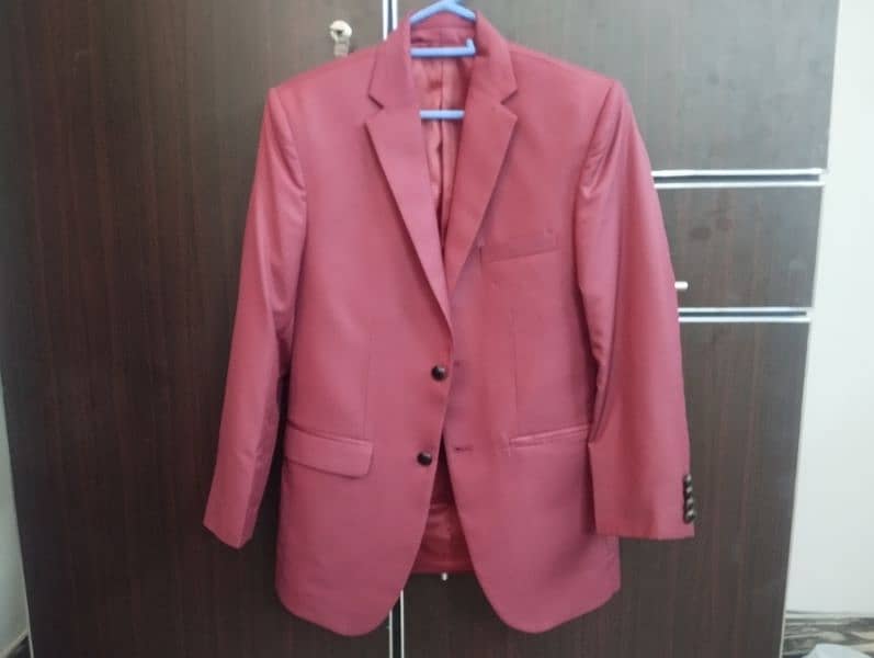 Men's Maroon Coat 0