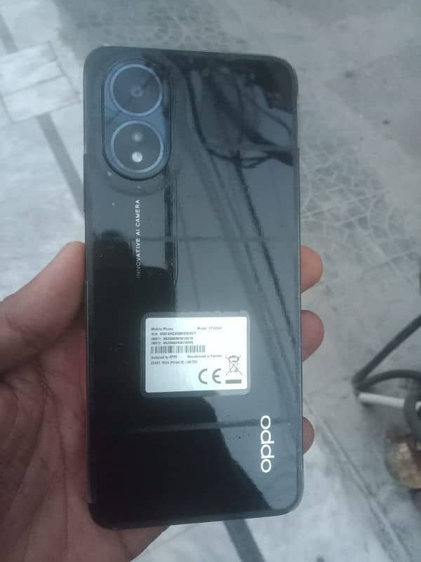 Oppo a18 excellent condition with box charger. . . 0