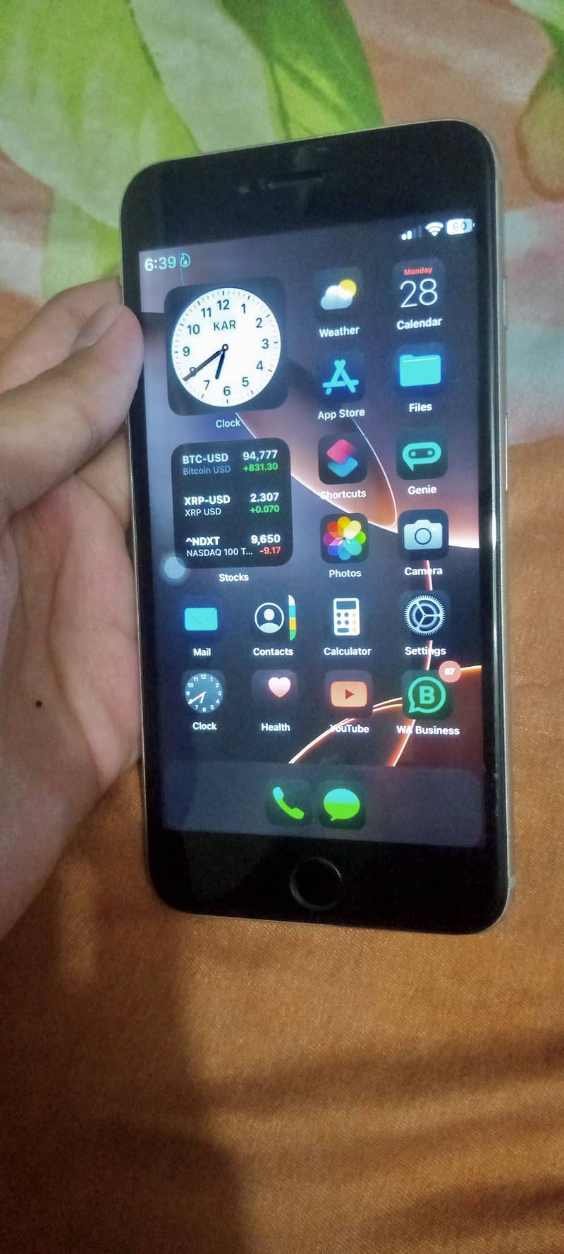 Iphone 6s Plus PTA approved LLA Model 32 gb 2