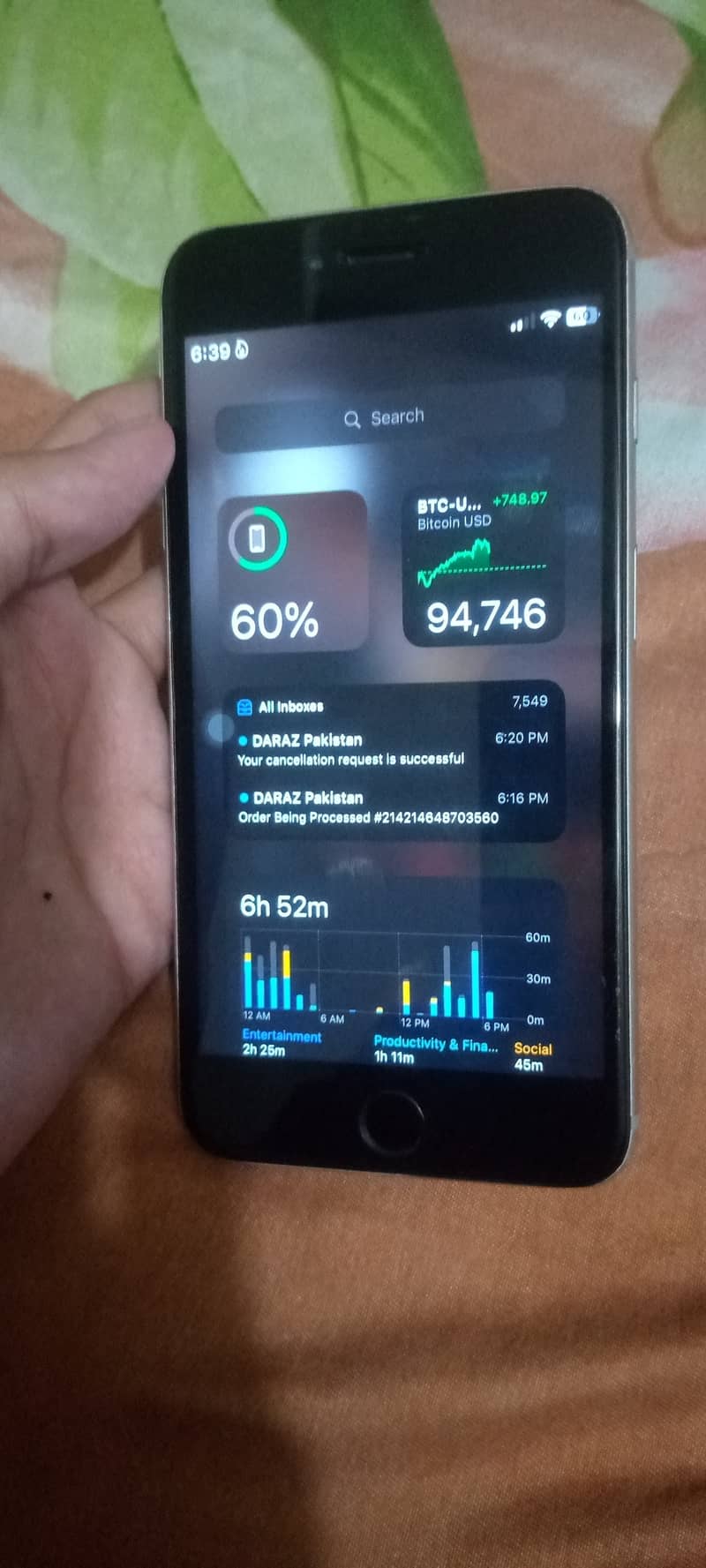 Iphone 6s Plus PTA approved LLA Model 32 gb 3