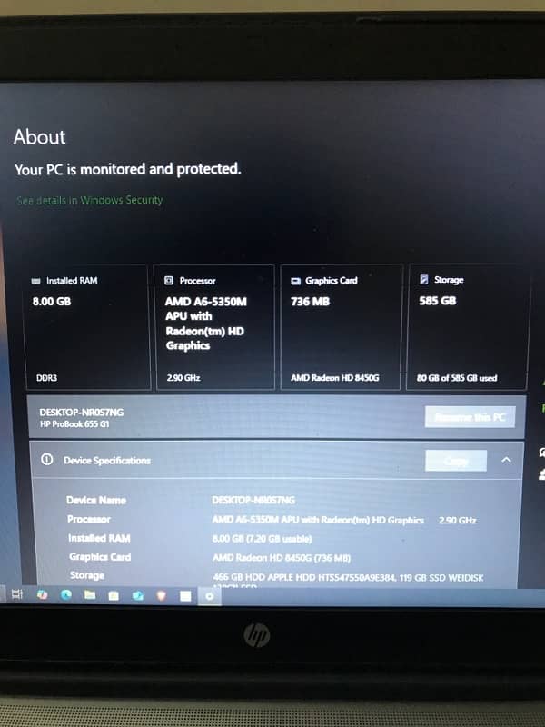 HP probook g1 655 notebook pc 2