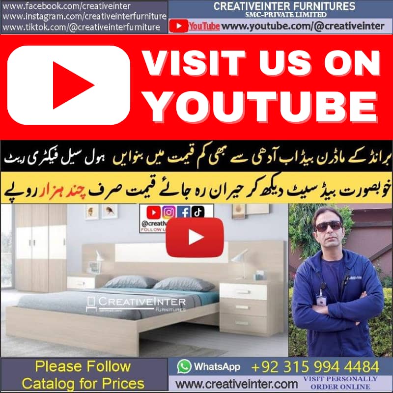 Double Bed King Size SIngle Full Size Queen Bedroom Cushion Wooden 3