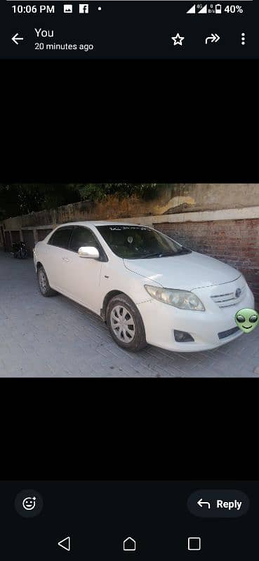 Toyota Corolla XLI 2009 1