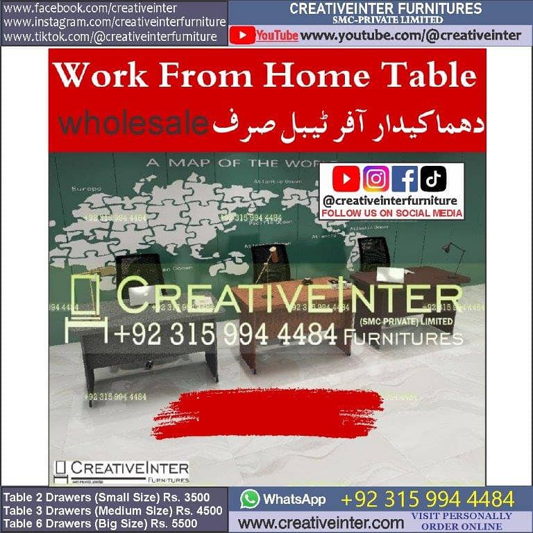 Office table Executive Chair Conference Reception Manager Table Desk 9