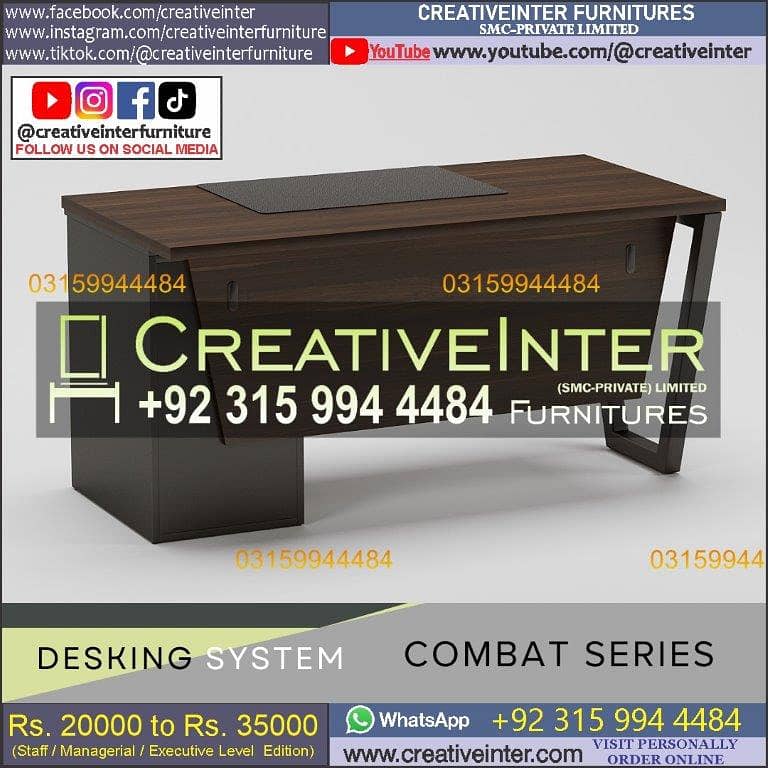Office table Executive Chair Conference Reception Manager Table Desk 16