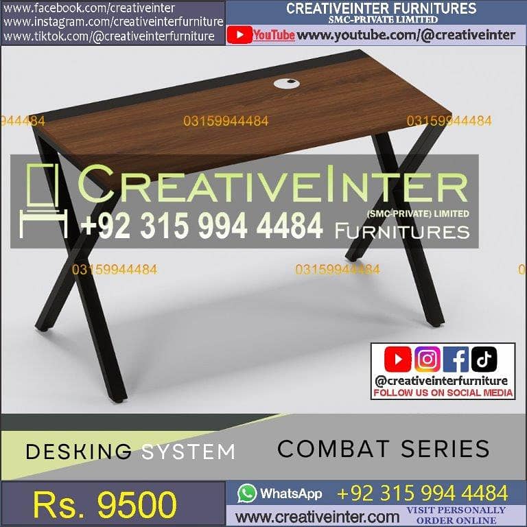 Office table study desk sofa chair workstation computer meeting 9
