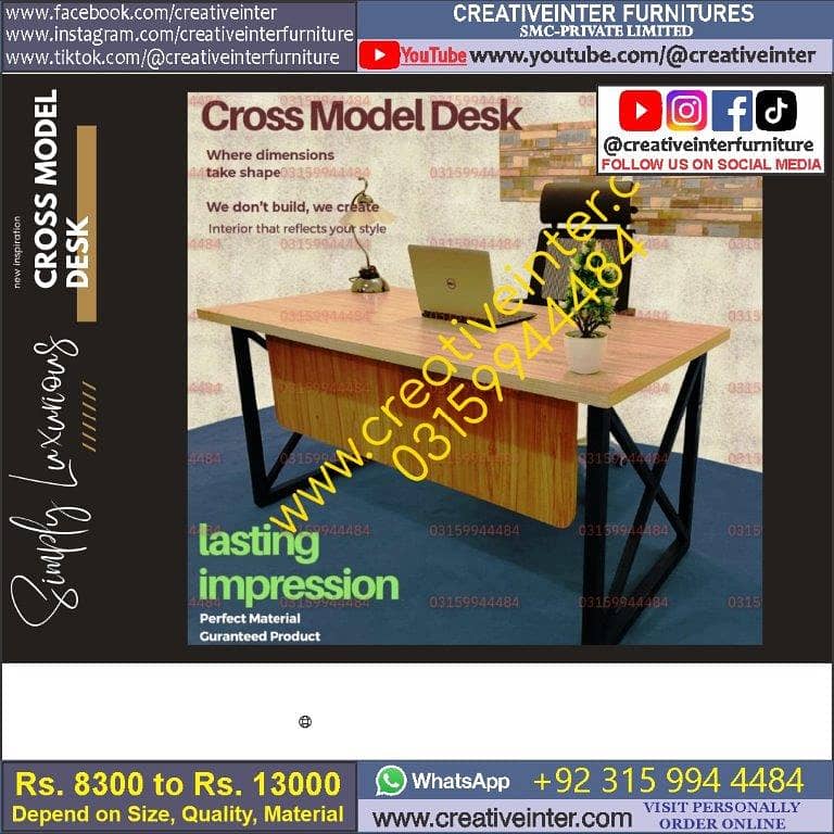 Office table study desk sofa chair workstation computer meeting 13