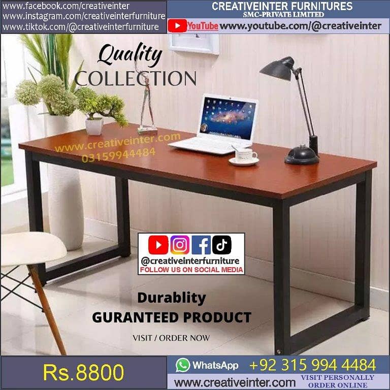 Office table study desk sofa chair workstation computer meeting 18