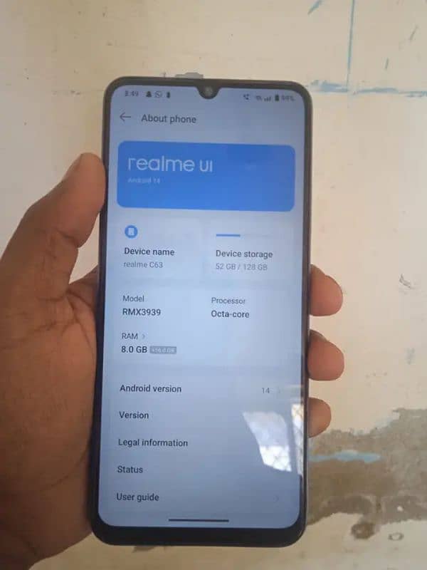 Realme C63 mobile 4