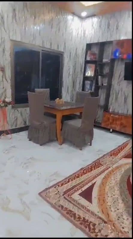dinning table with 4 chairs and covers 1