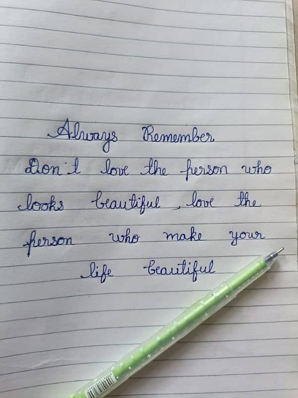 writing 0